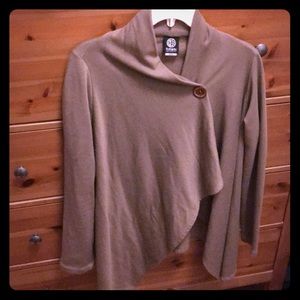 Bobeau Tan Cardigan